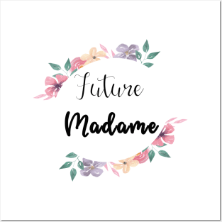 Future Madame theme floral Posters and Art